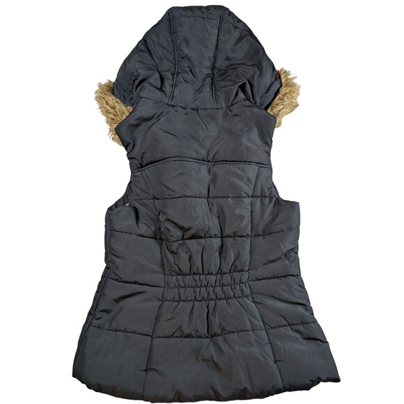 LOVE TREE SHERPA LINED COLLAR HOODED VEST SIZE MEDIUM - Picture 2 of 10